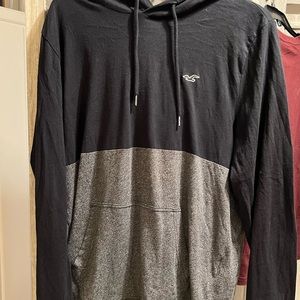 Long sleeve Hollister hoodie tee shirt